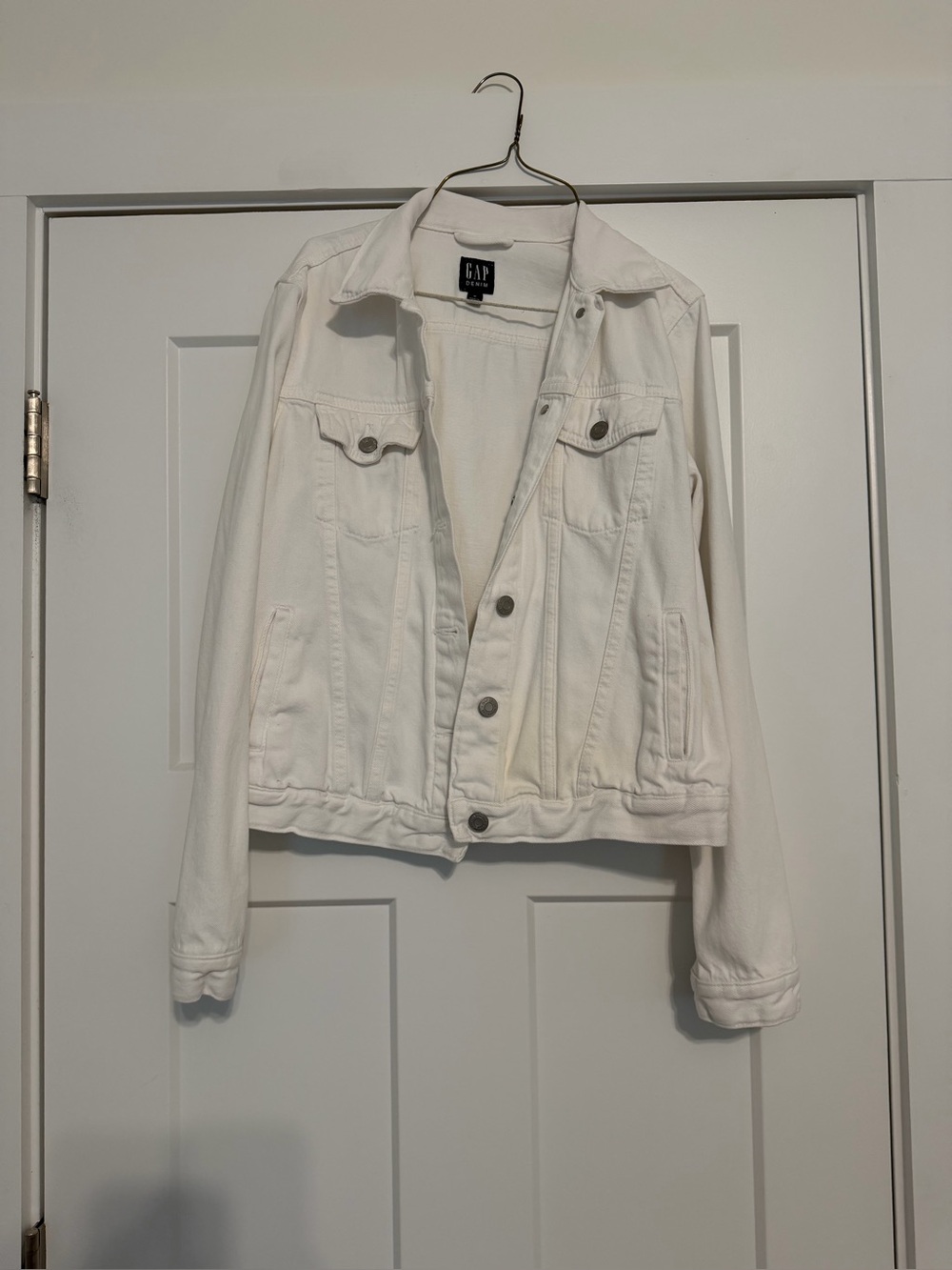 GAP white Denim Jacket